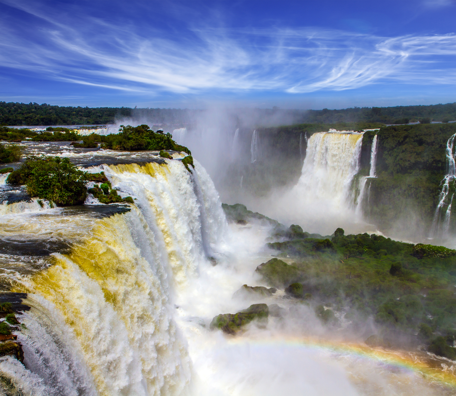 湍流与活水的刚果河下游...