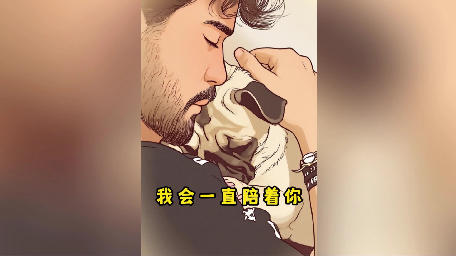 男生说我会一直陪着你 女生说我会一直陪你什么意思