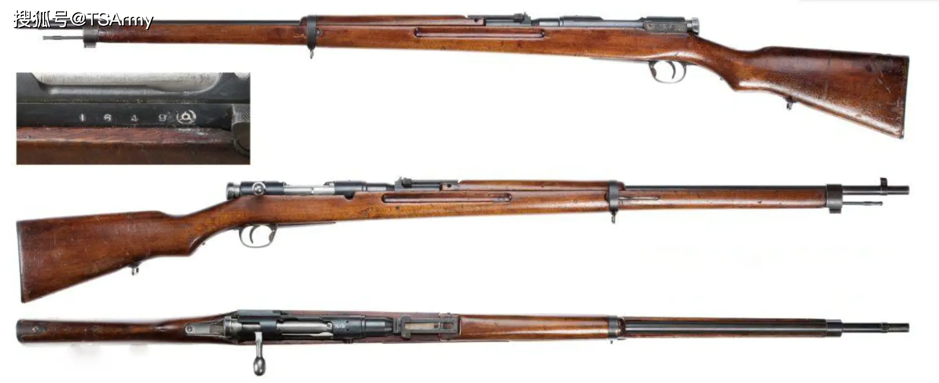 日军三八大盖步枪 二战日本三八式步枪详解