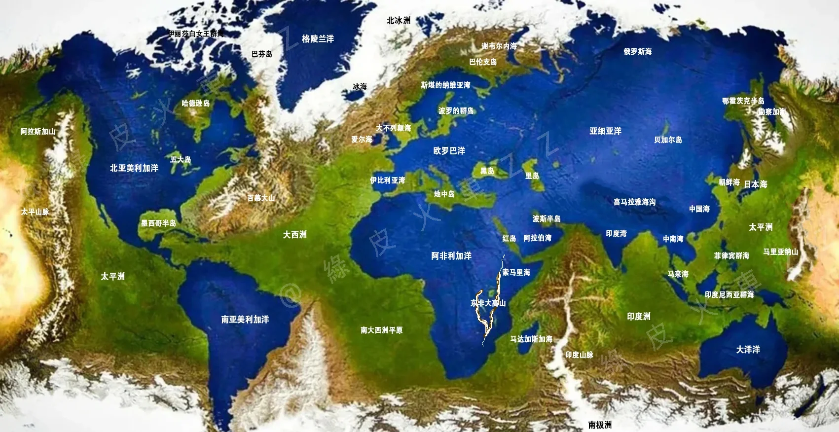 地球大陆正在分裂，一片新海洋正孕育而生，第八大洲正...