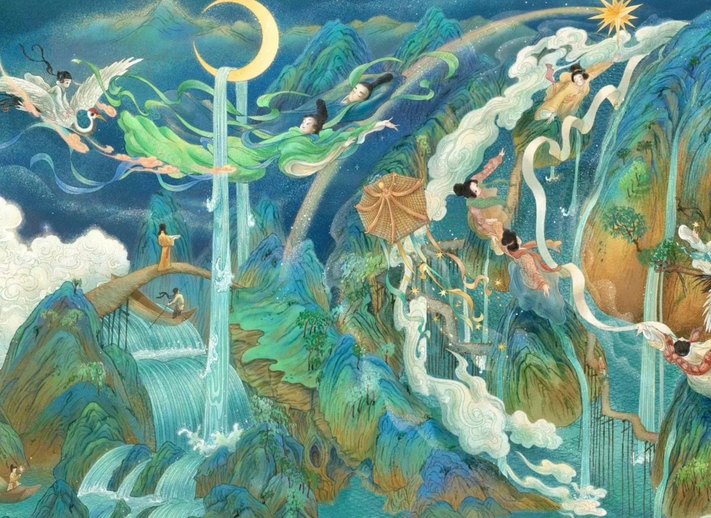 倪传婧福布斯艺术榜 叶露盈洛神赋创作